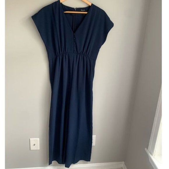 Madewell Button Front Jumpsuit